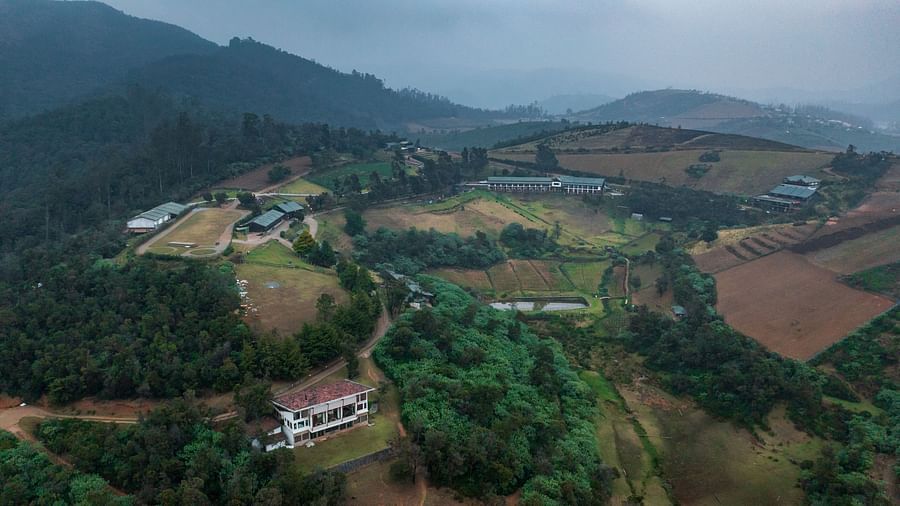 aerial view of destiny the farm resort