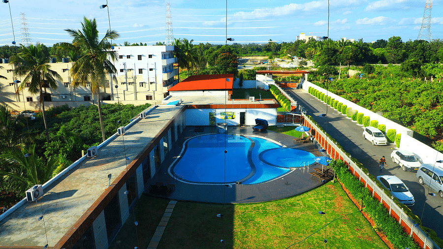 Swimming pool view 2