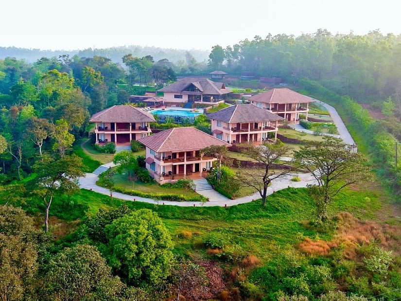 3. Stay - Birds eye view of rooms block