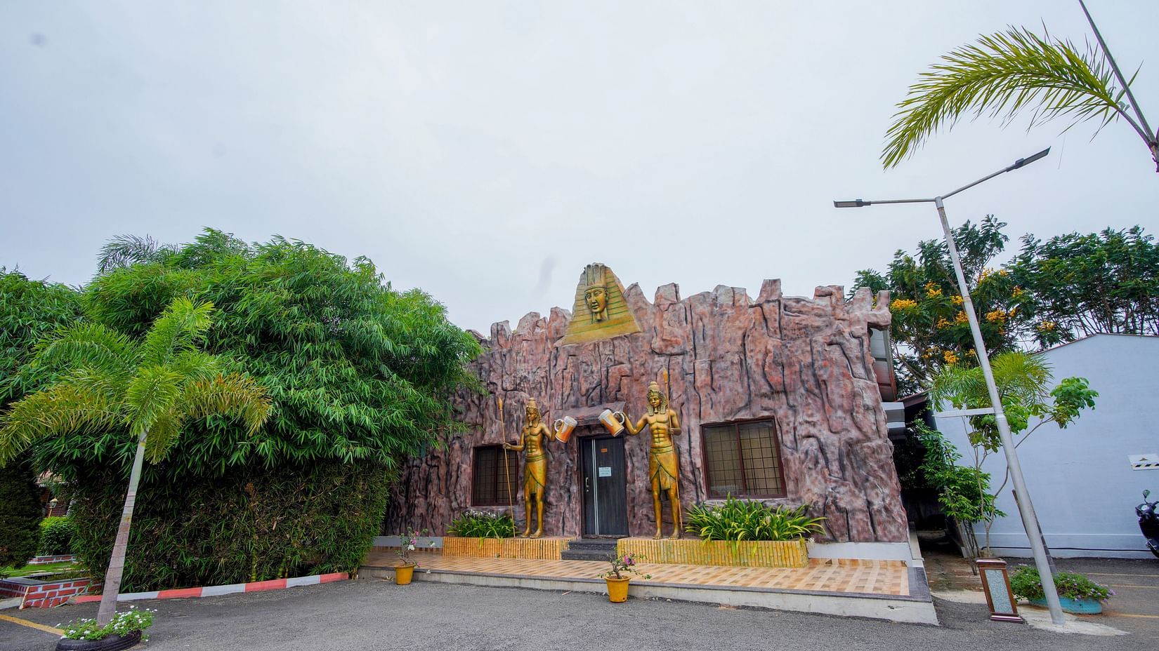 Facade of the in-house Bar building of GK Hill View Resort.