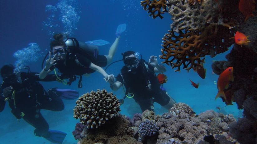 Scuba diving