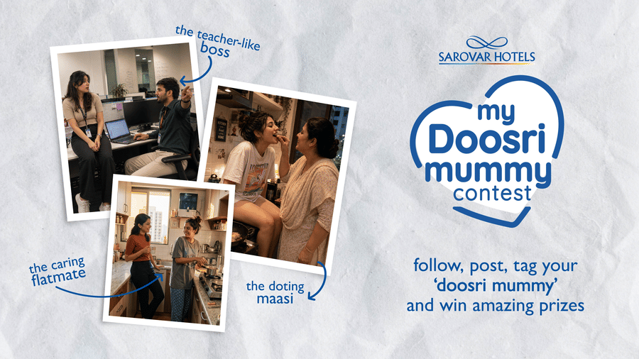 Promotional creative of My Doosri Mummy Contest where participants can win exciting prizes. | Sarovar Hotels