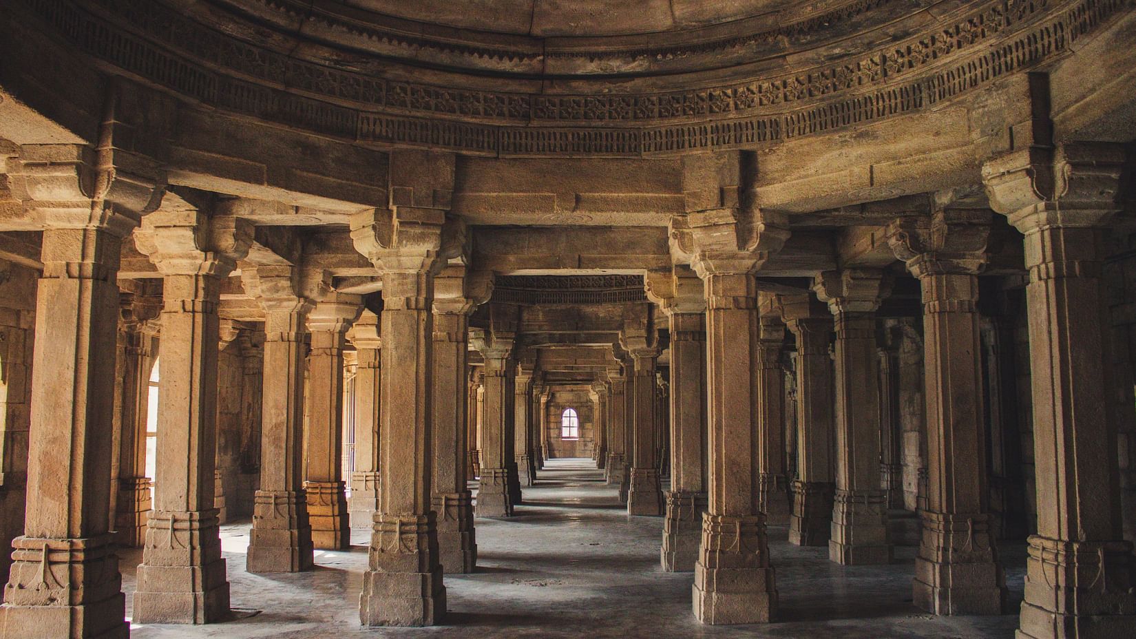 An Image of pillars of a temple
