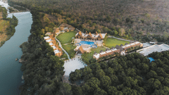 Drone view of the property