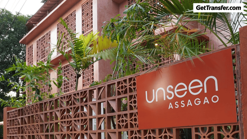 The exterior signboard of The Unseen Assagao.