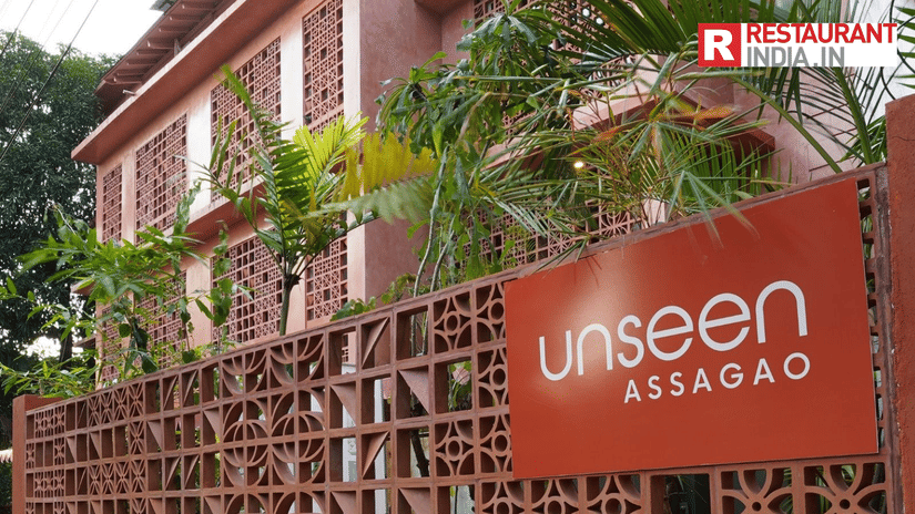 The exterior signboard of The Unseen Assagao.