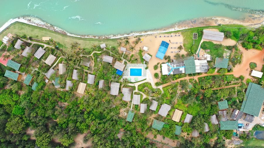 bird's eye view of Lotus Eco Resort 