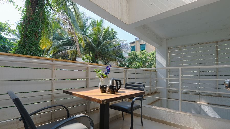 Balcony seating with a serene view- Magnus Aerith Studio, Kharadi