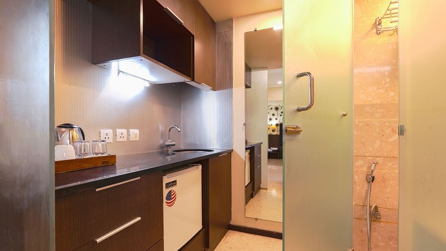 Image featuring theDeluxe Room Pantry - Magnus Star Residency, Koregaon Park Annexe