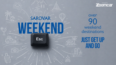 Escape with Sarovar hotels on weekdends to 90 plus destinations.