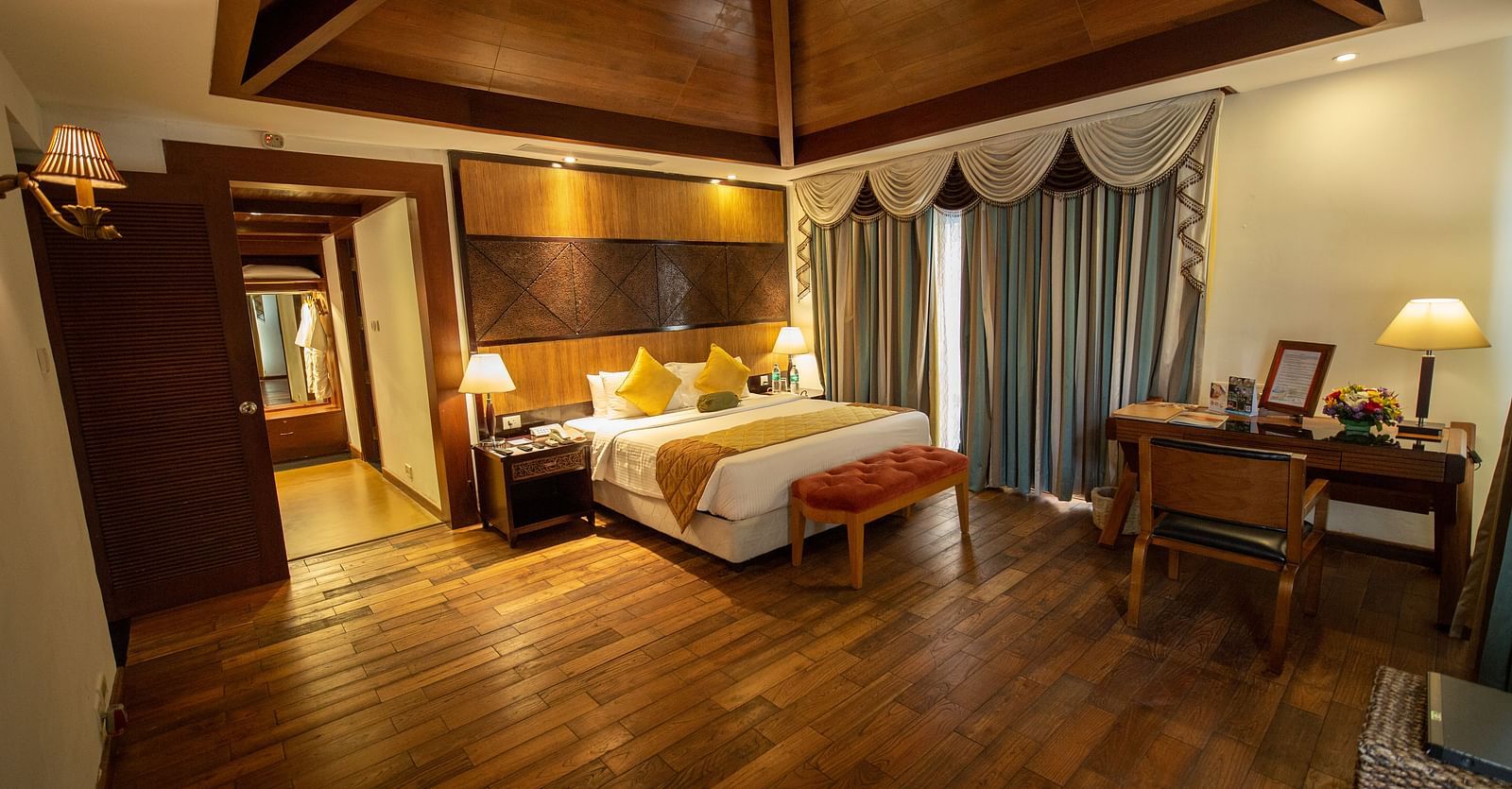 An overview of Royal Villa TAHITI Bedroom at Ocean Spray Puducherry
