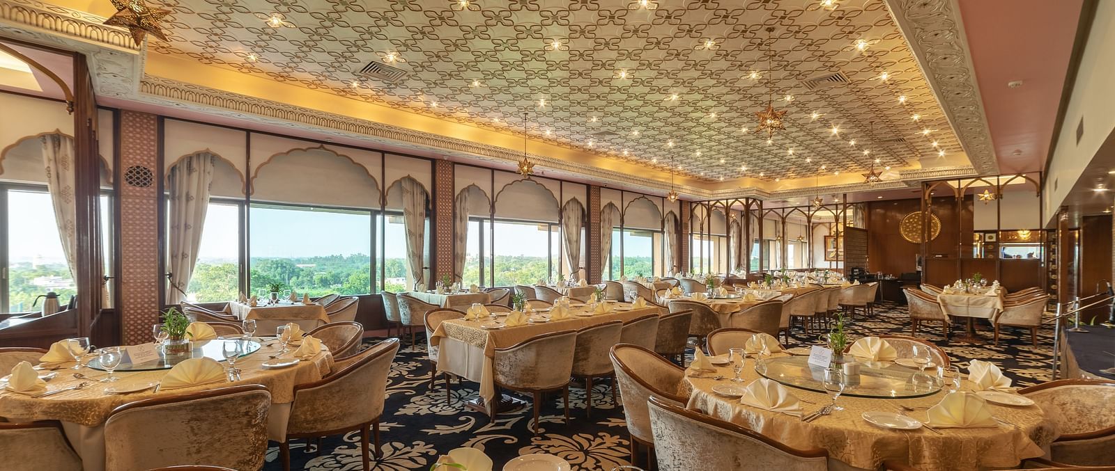 Seating arrangement at The Mughal Room - 2