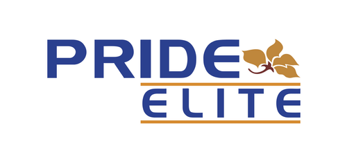 Pride Elite Logo with Pride Leaf