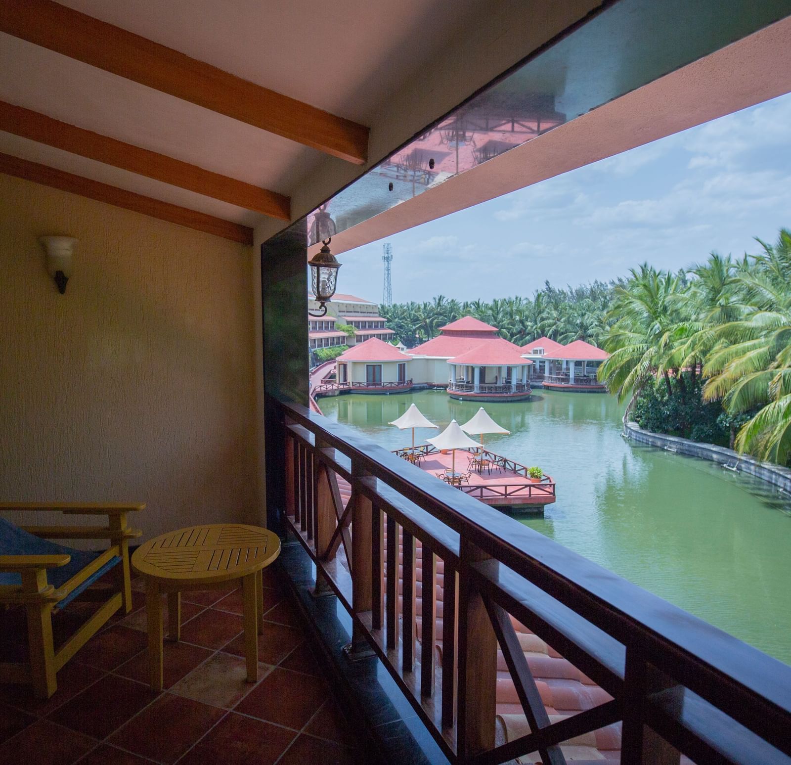OS-CASCADE room Balcony View at Ocean Spray Puducherry