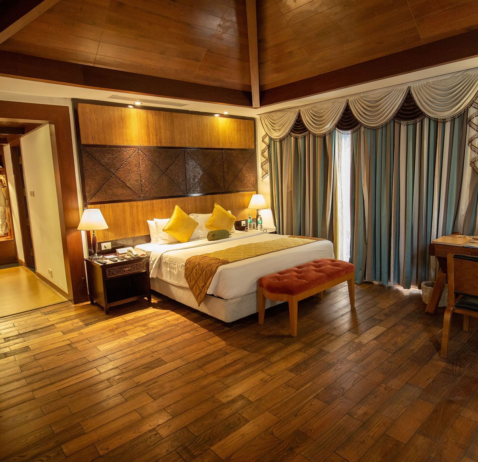 An overview of Royal Villa TAHITI Bedroom at Ocean Spray Puducherry