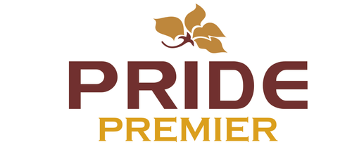 Pride Premier Logo with a Leaf
