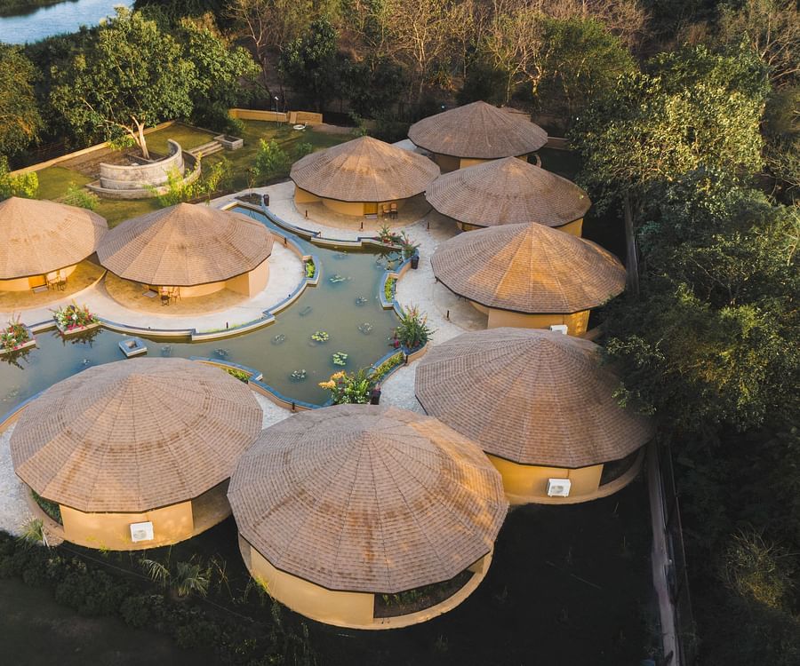 Drone view of Premium Villa