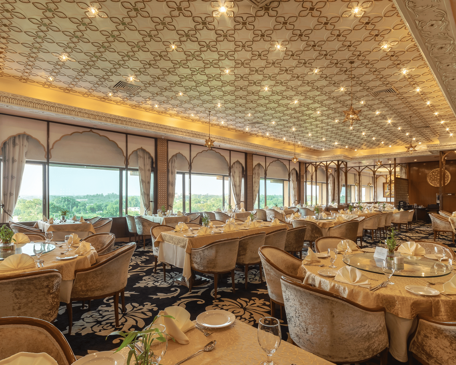 Seating arrangement at The Mughal Room - 2