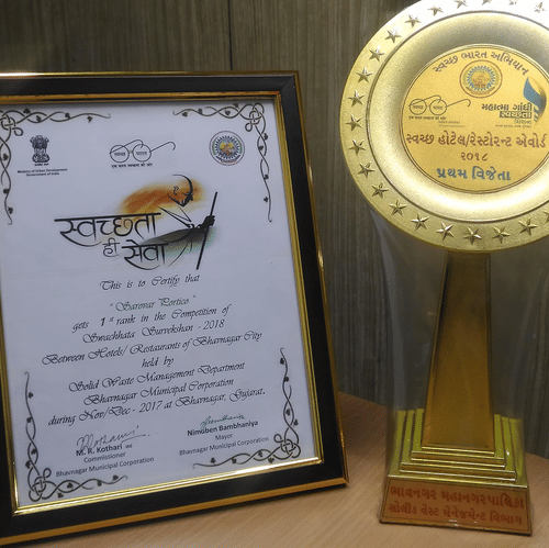 Swatchta Award 2018 , Efcee Sarovar Premiere hotels in bhavnagar  9 1
