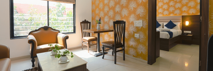 Living area picture with furniture - Magnus Aerith Studio, Kharadi