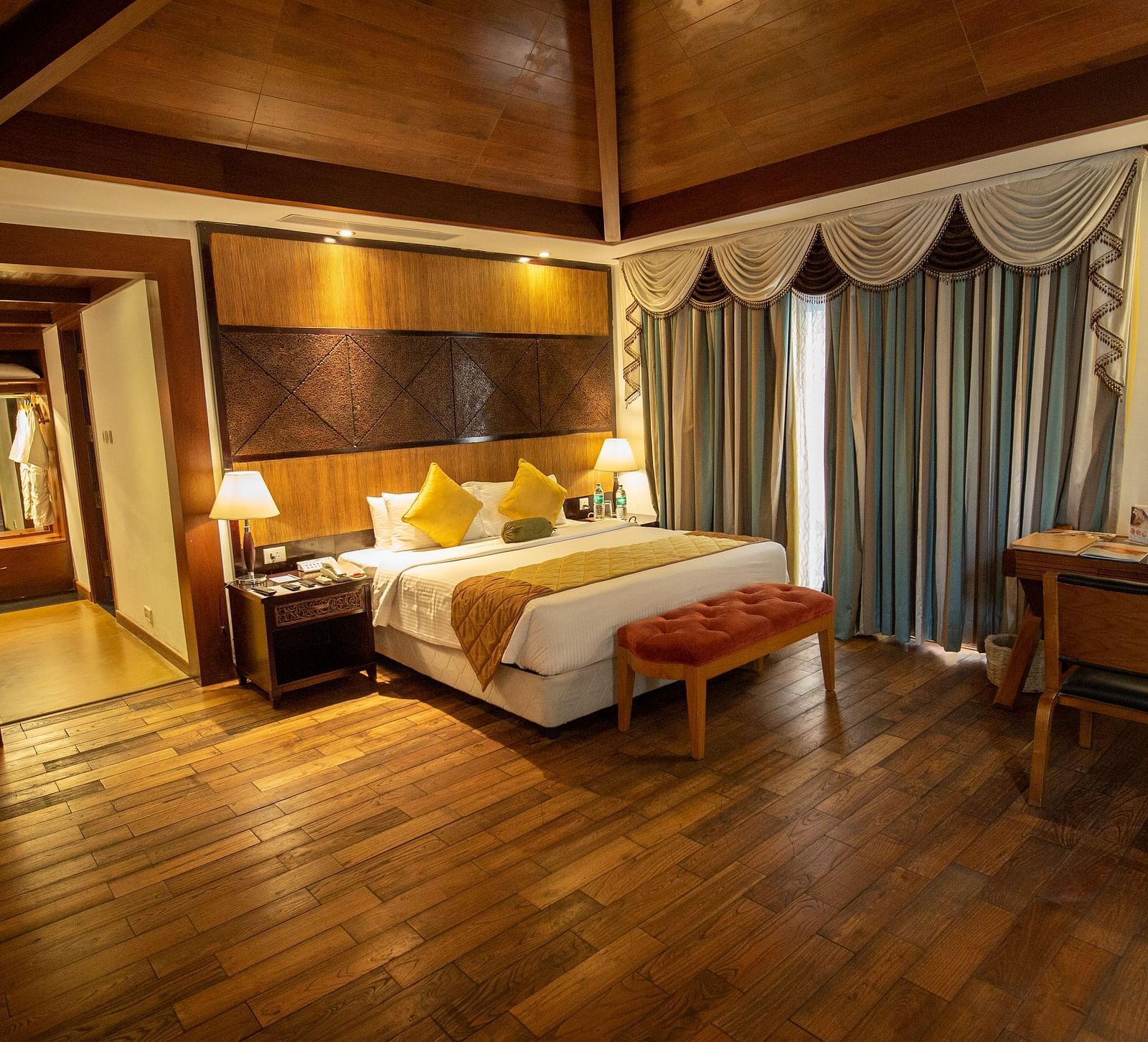 An overview of Royal Villa TAHITI Bedroom at Ocean Spray Puducherry