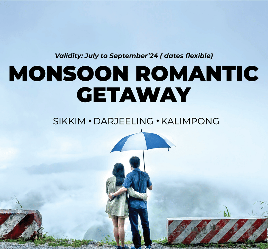 Monsoon romantic getaway package poster for Summit Barsana Resort & Spa, Kalimpong