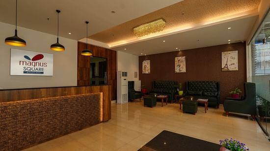 grandly built lobby with couch - Magnus Square Viman Nagar1