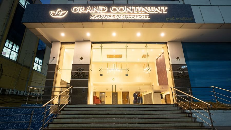 Main Entrance of Grand Continent, Secunderabad at night