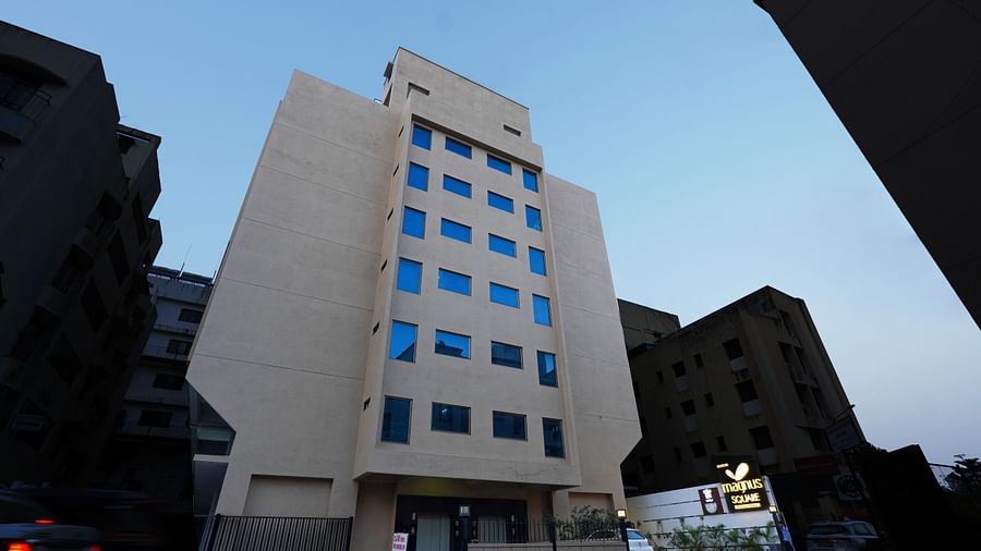 alt-text facade of a building - Magnus Square Viman Nagar