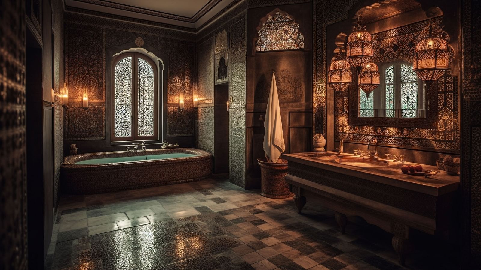 modern-luxury-bathroom-elegant-marble-mosaic-floor-generated-by-ai