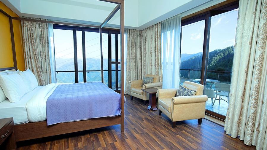 spacious rooms at Aranya Himalayan Retreat 12 - Aranya Himalayan Retreat, Mashobra