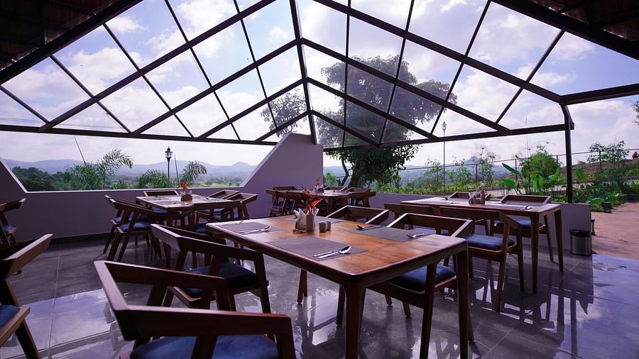 The Ravishing Retreat - The interiors of our restaurant near Bangalore