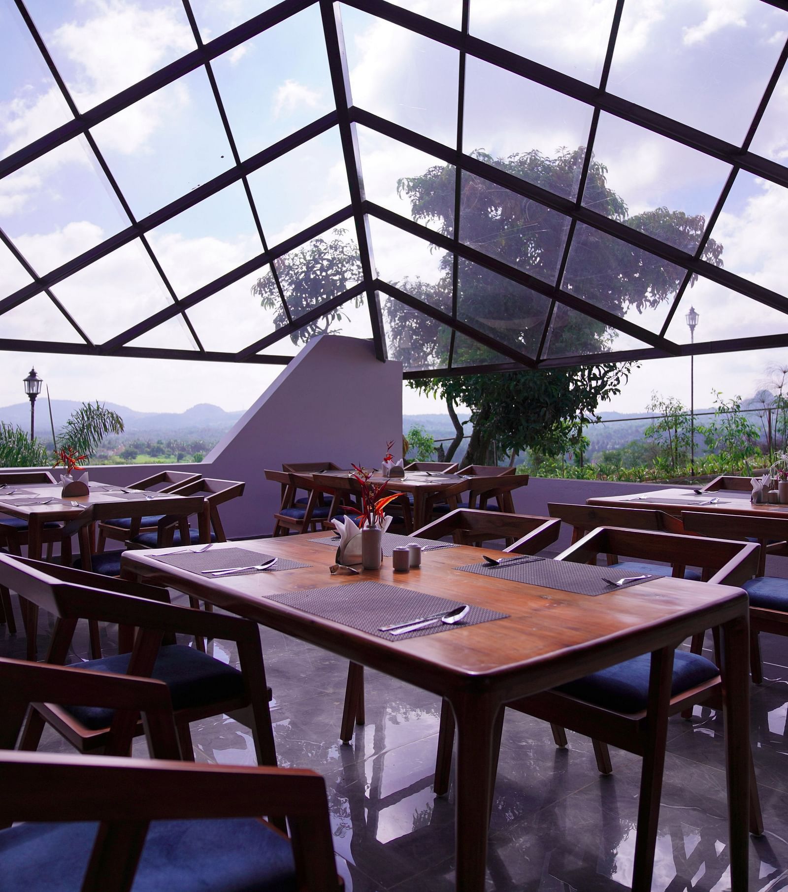 The Ravishing Retreat - The interiors of our restaurant near Bangalore