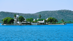 Side view of Taj Lake Palace - Udaipur