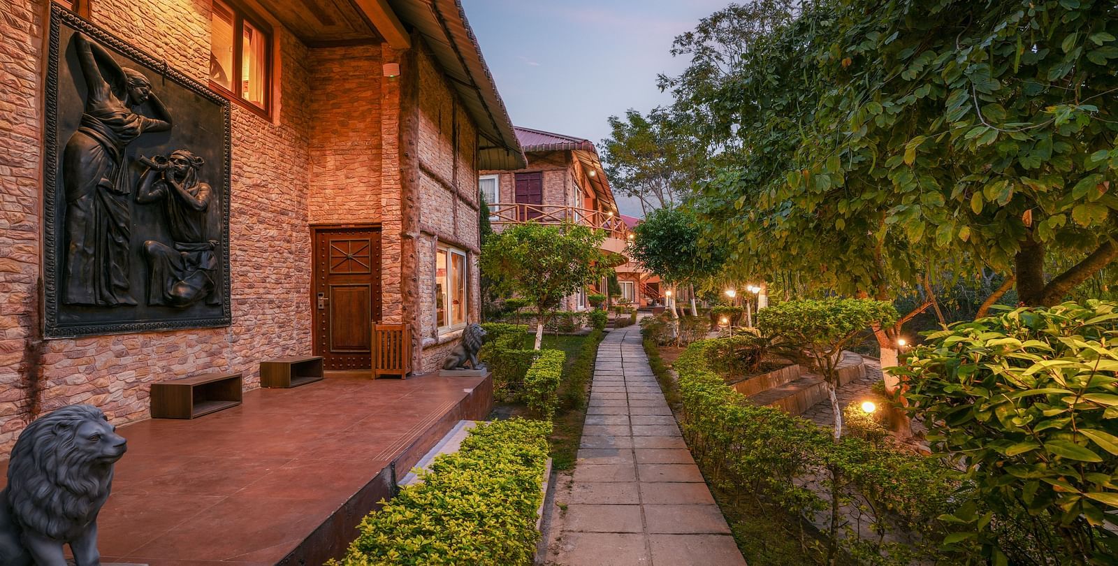 Footpath at Summit Green Lake Tea Resort & Spa, Kaziranga