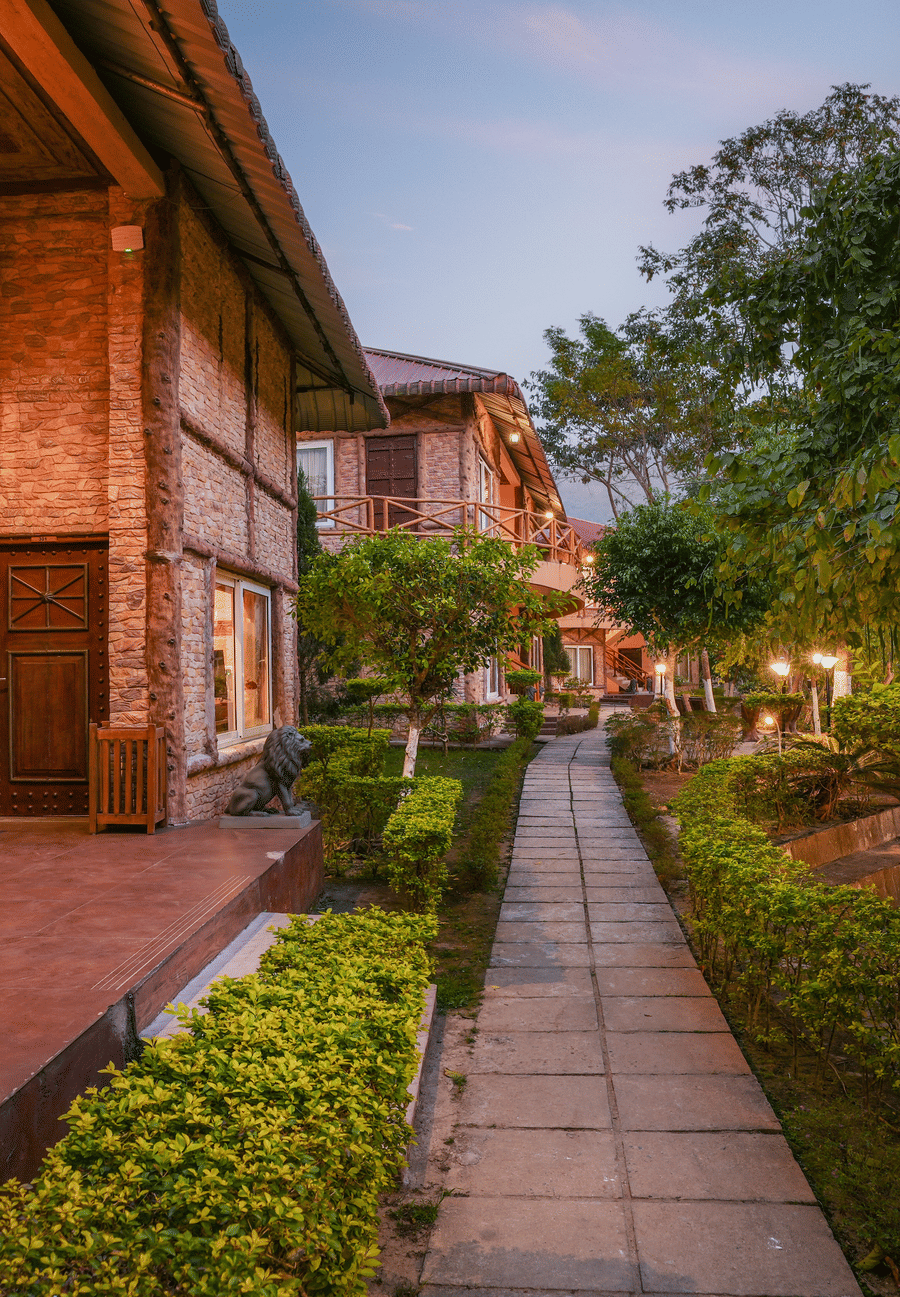 Footpath at Summit Green Lake Tea Resort & Spa, Kaziranga