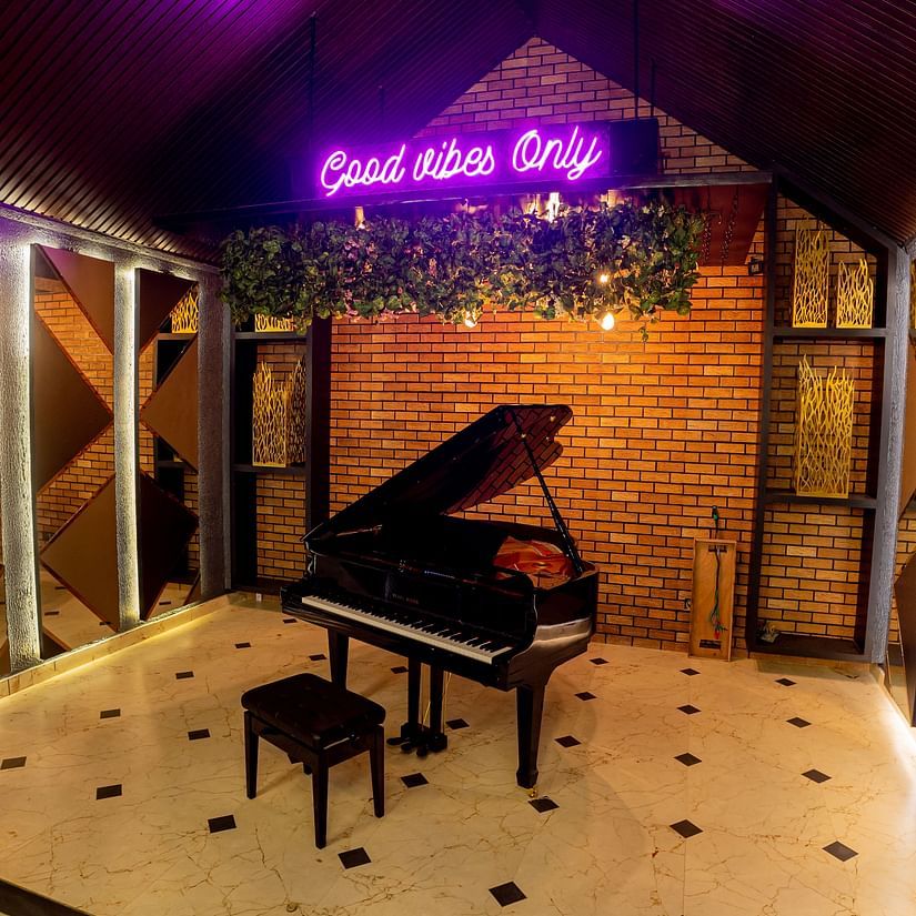 a piano at HM Resort, Dibrugarh