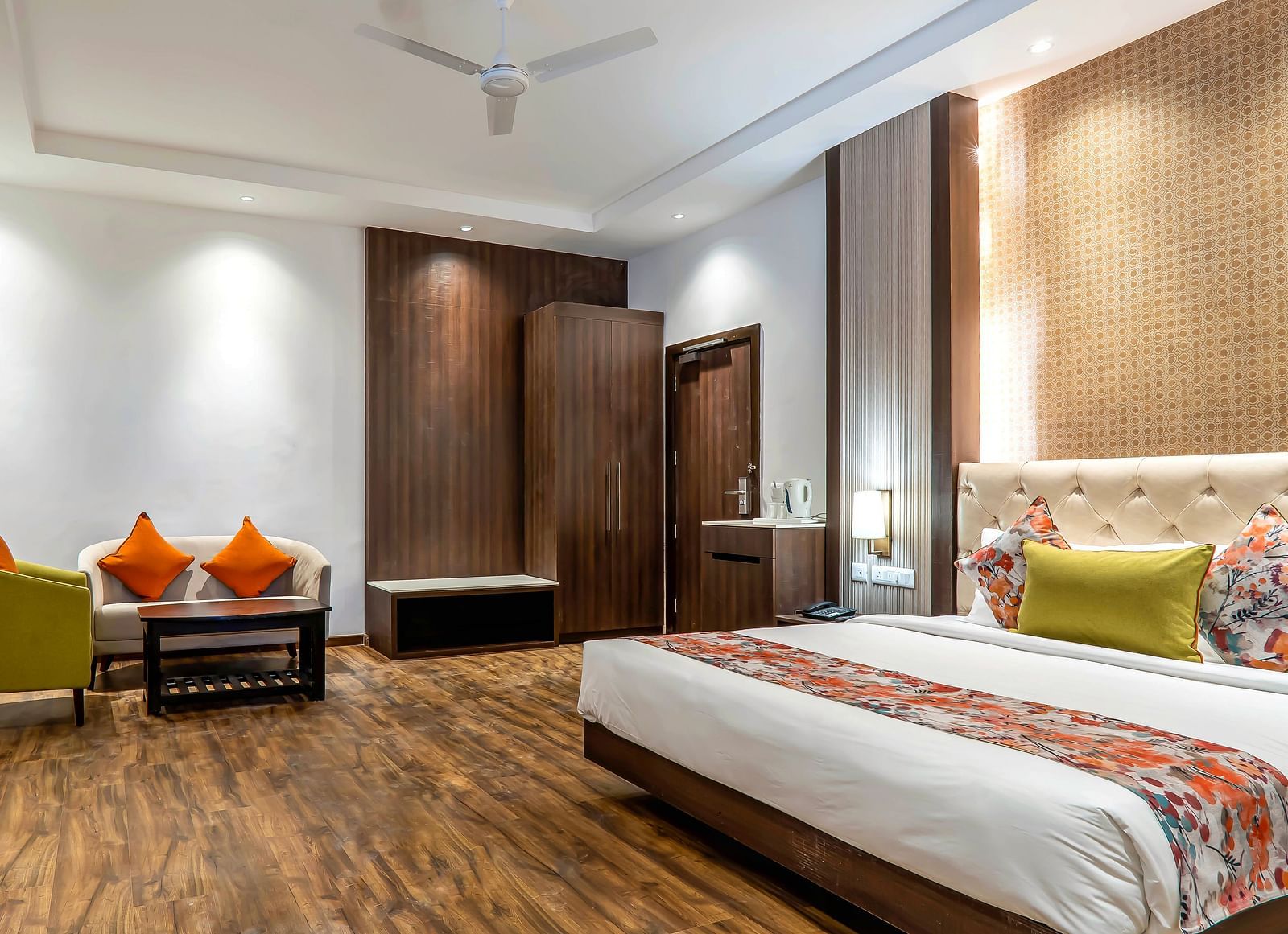 Premium Rooms at Hotel Le ROI Lake View Koti for a cosy stay along with various in-room amenities1