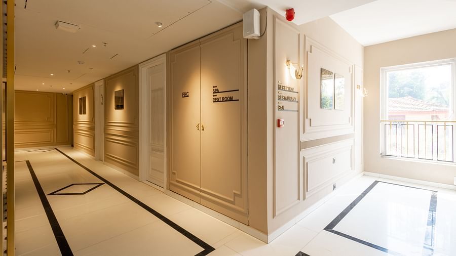 A shot of corridors in the hotel | Renest Calangute, Goa