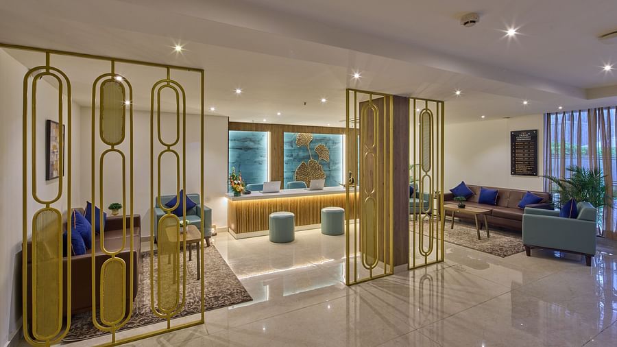 A reception area with luxurious seating and decor elements - Grand Continent, Brookefield