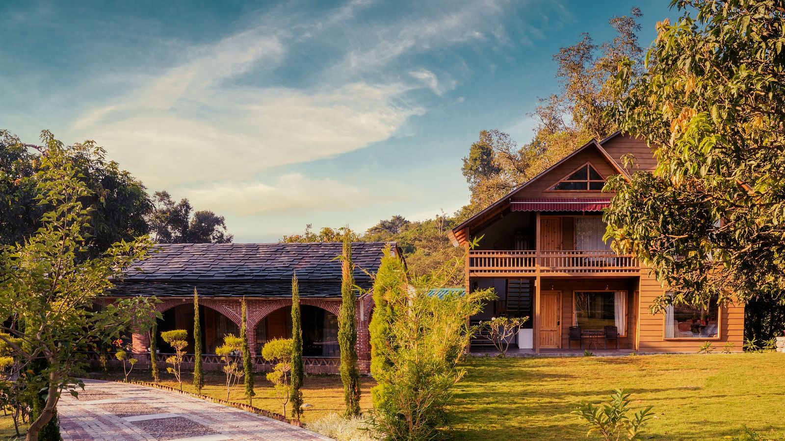 Facade view of The Sylvan Retreat, Dehradun.