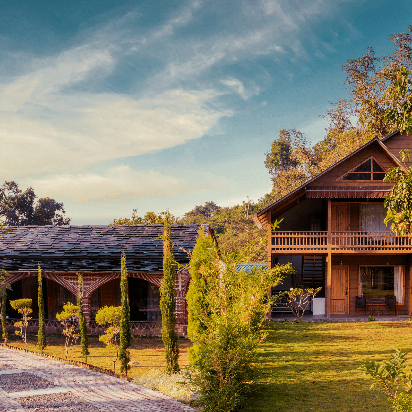 Facade view of The Sylvan Retreat, Dehradun.