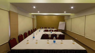 Comb Style Seating at Hotel Sandhya Residency Bangalore