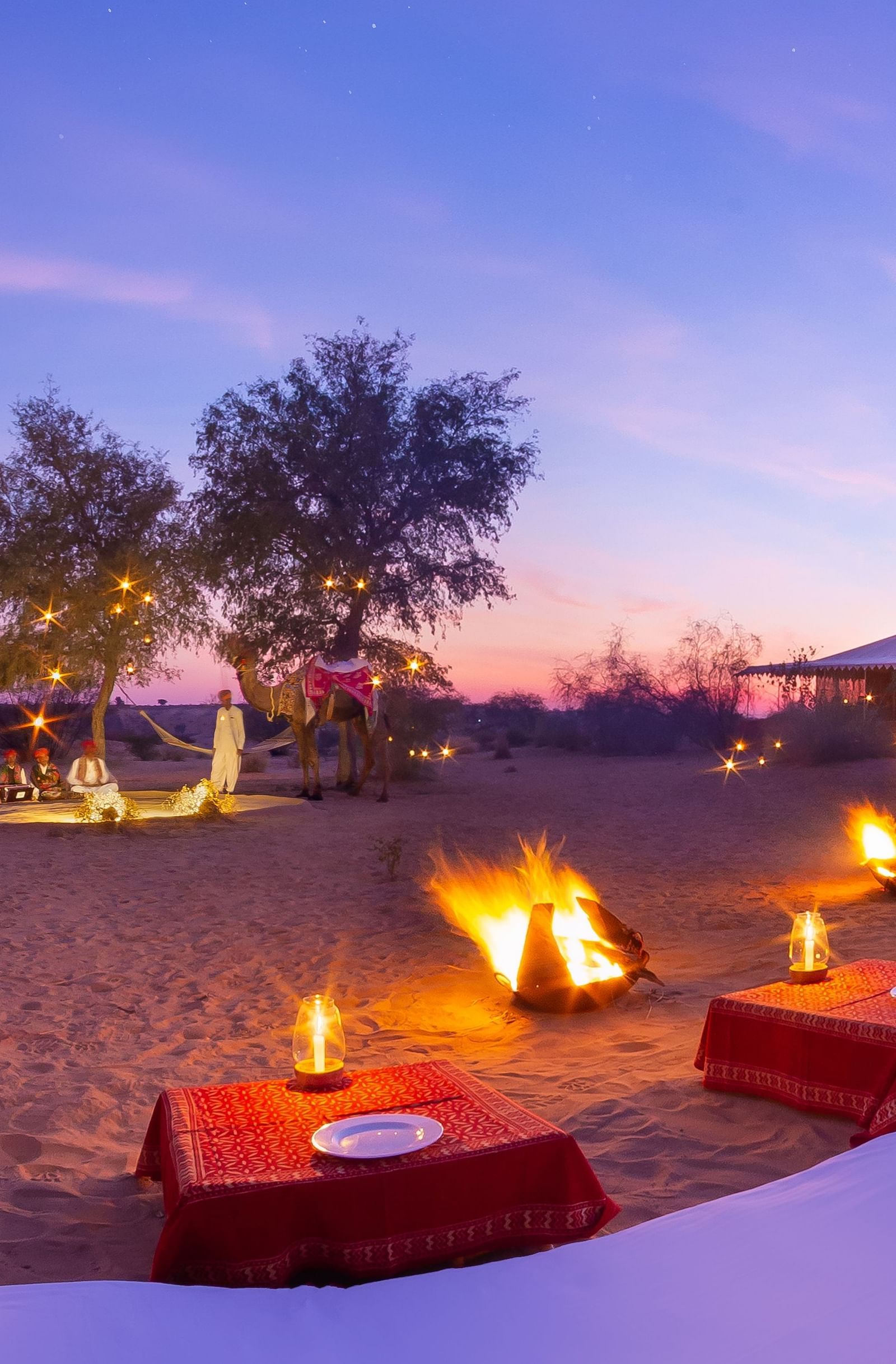 Outdoor dining arrangement at Manvar Resort and Desert Camp - 8