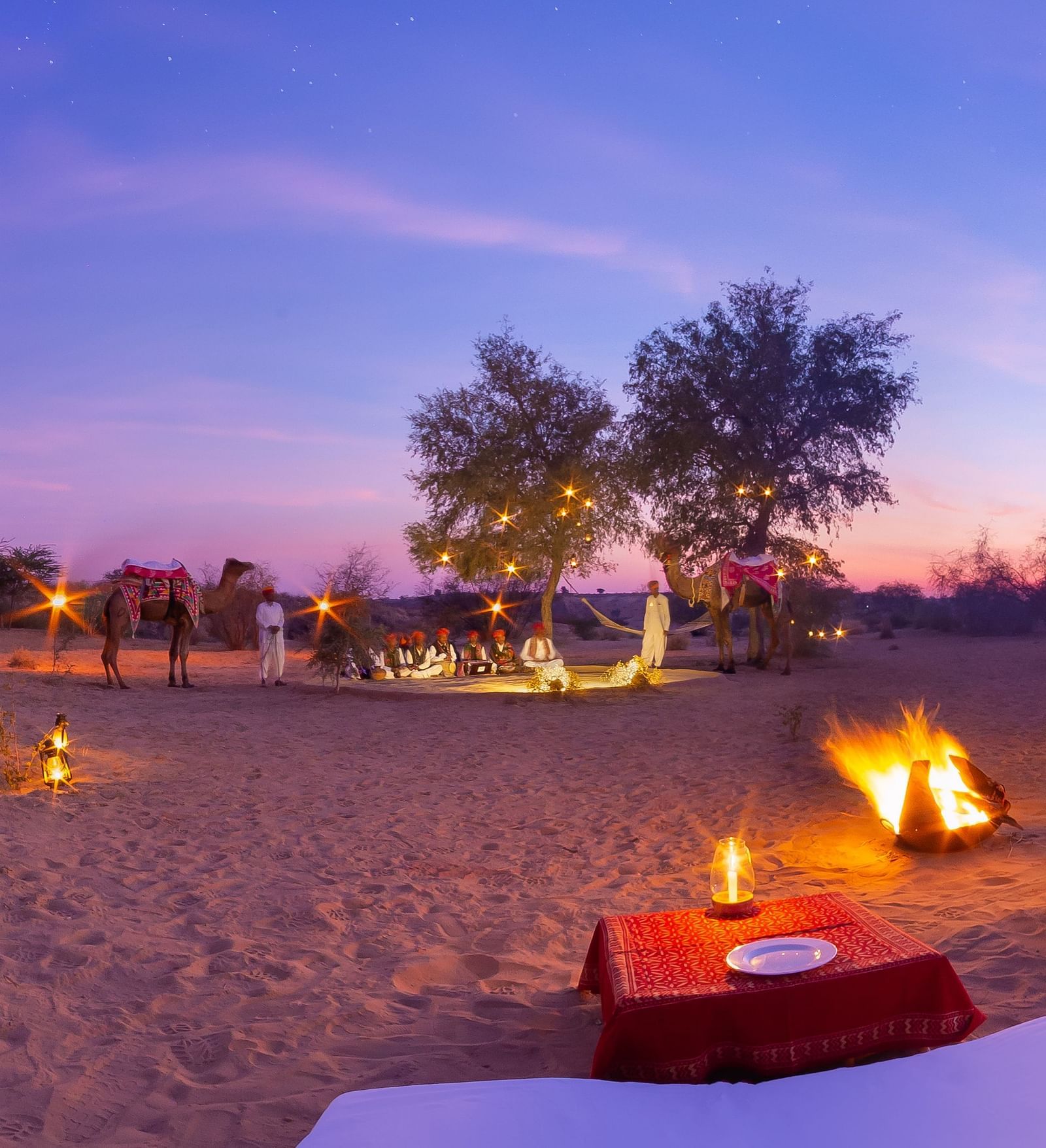 Outdoor dining arrangement at Manvar Resort and Desert Camp - 8