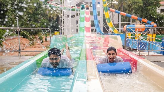 Picture featuring a water slide, Black Thunder - Water theme Park