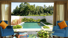 Rooms with private swimming pool at The Serai Chikmagalur