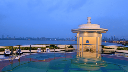 The Allamanda terrace at Hotel Marine Plaza Mumbai