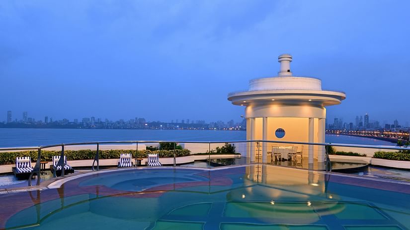 The Allamanda terrace at Hotel Marine Plaza Mumbai