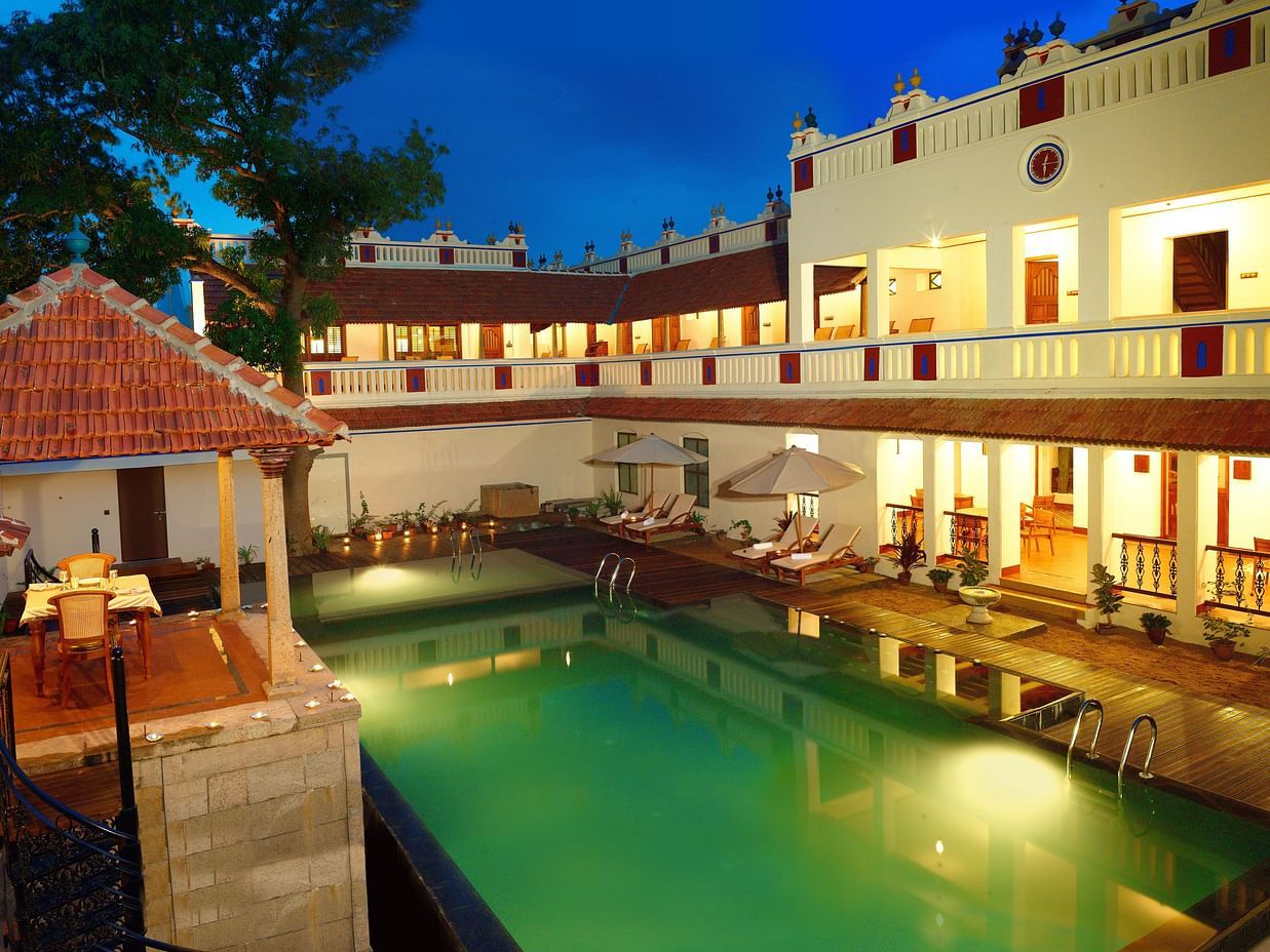 Swimming Pool at Chidambara Vilas